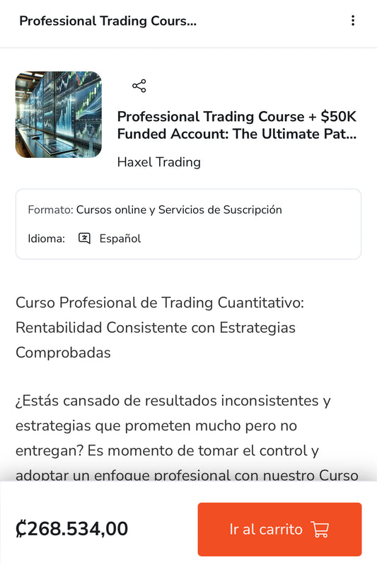 Curso Profesional de Trading, con Profesionales y Especialistas, con Certificado Incluido.